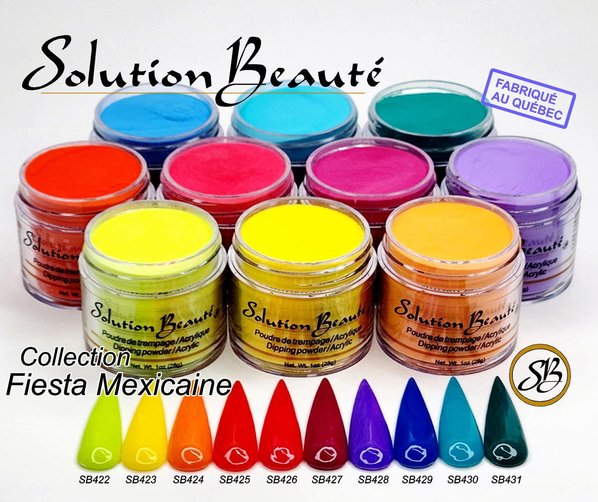 Poudres Solution Beauté Mini Collection Fiesta Mexicaine
