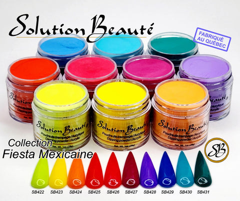 Poudres Solution Beauté Collection Fiesta Mexicaine - Format Régulier