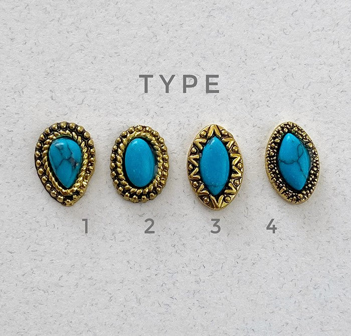 Bijoux - Vintage Série 2 Turquoise Or