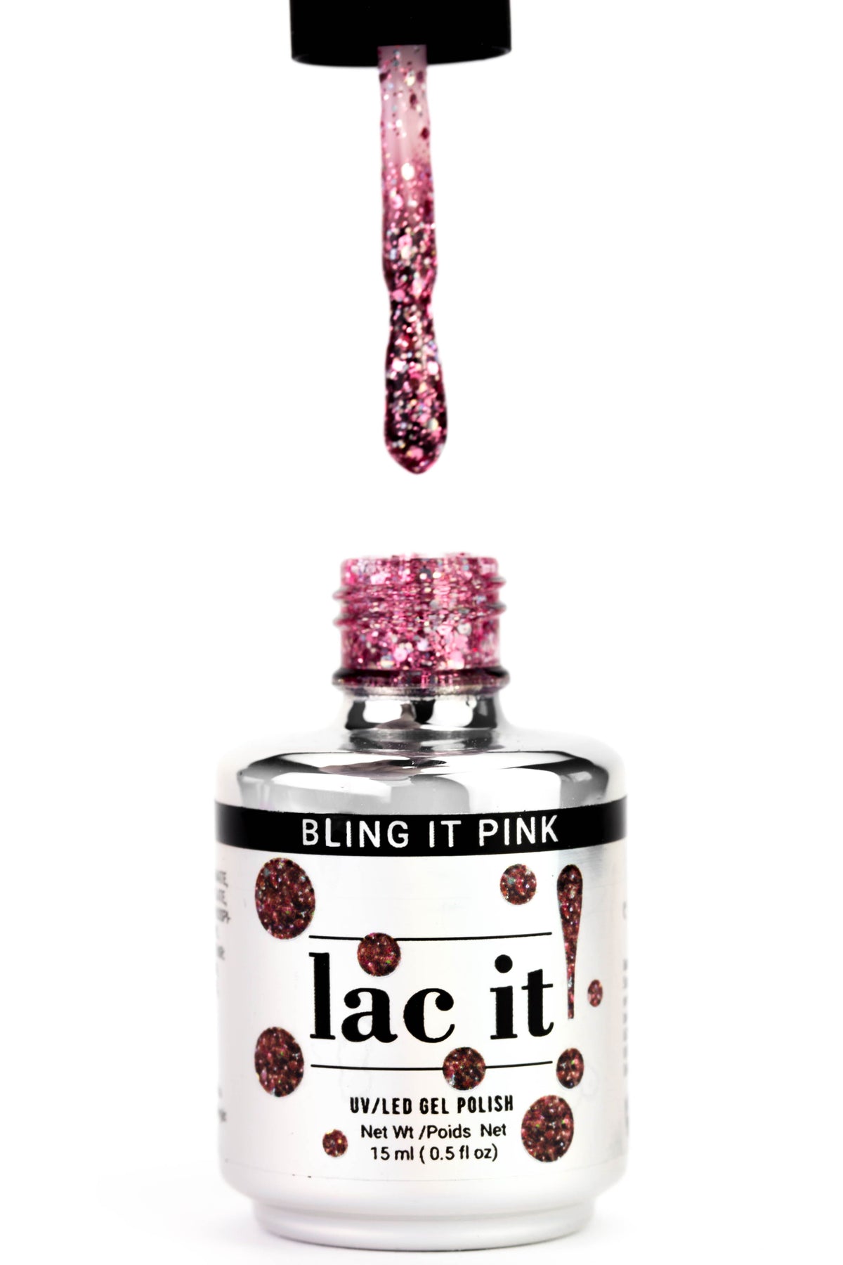 Vernis Gel Lac It! Bling it Pink