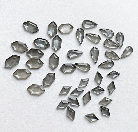 Diamants Formes - Gris Translucide