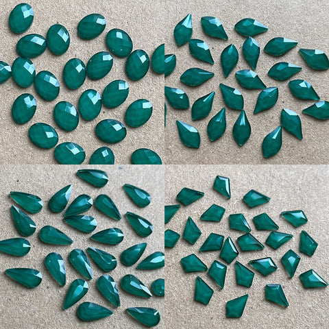 Diamants formes | Vert émeraude mat