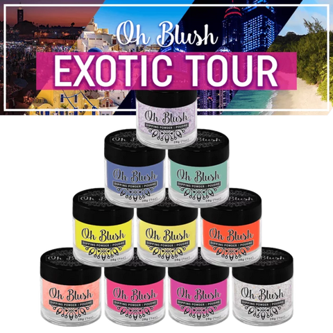 Poudres Oh Blush Collection Exotic Tour