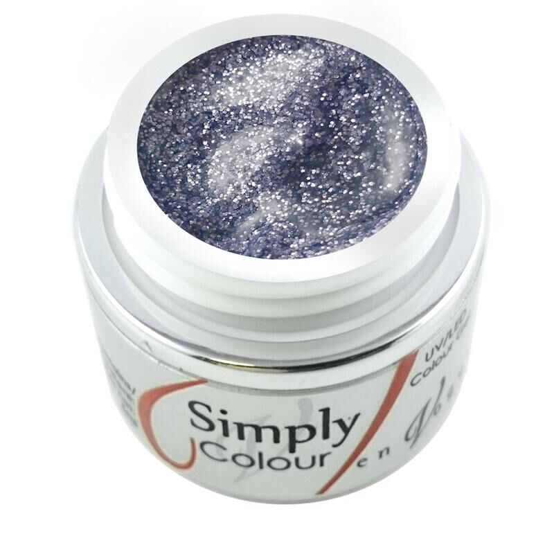 Gel Simply Colour Glitter Peritwinkle