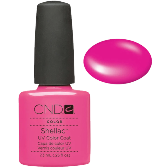 Shellac UV Nail Polish Hot Pop Pink 7.3ml